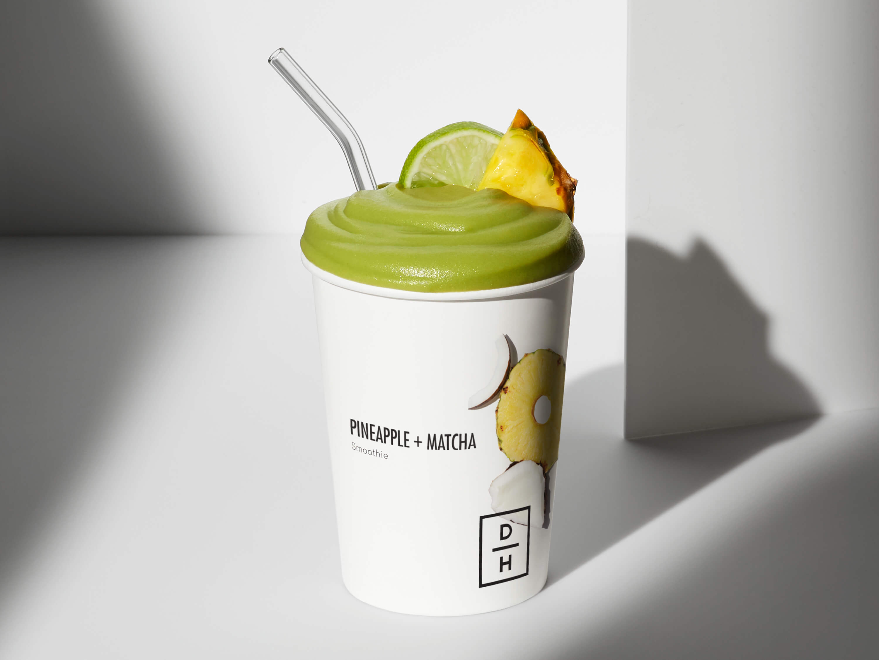 Daily Harvest Pineapple + Matcha Smoothie