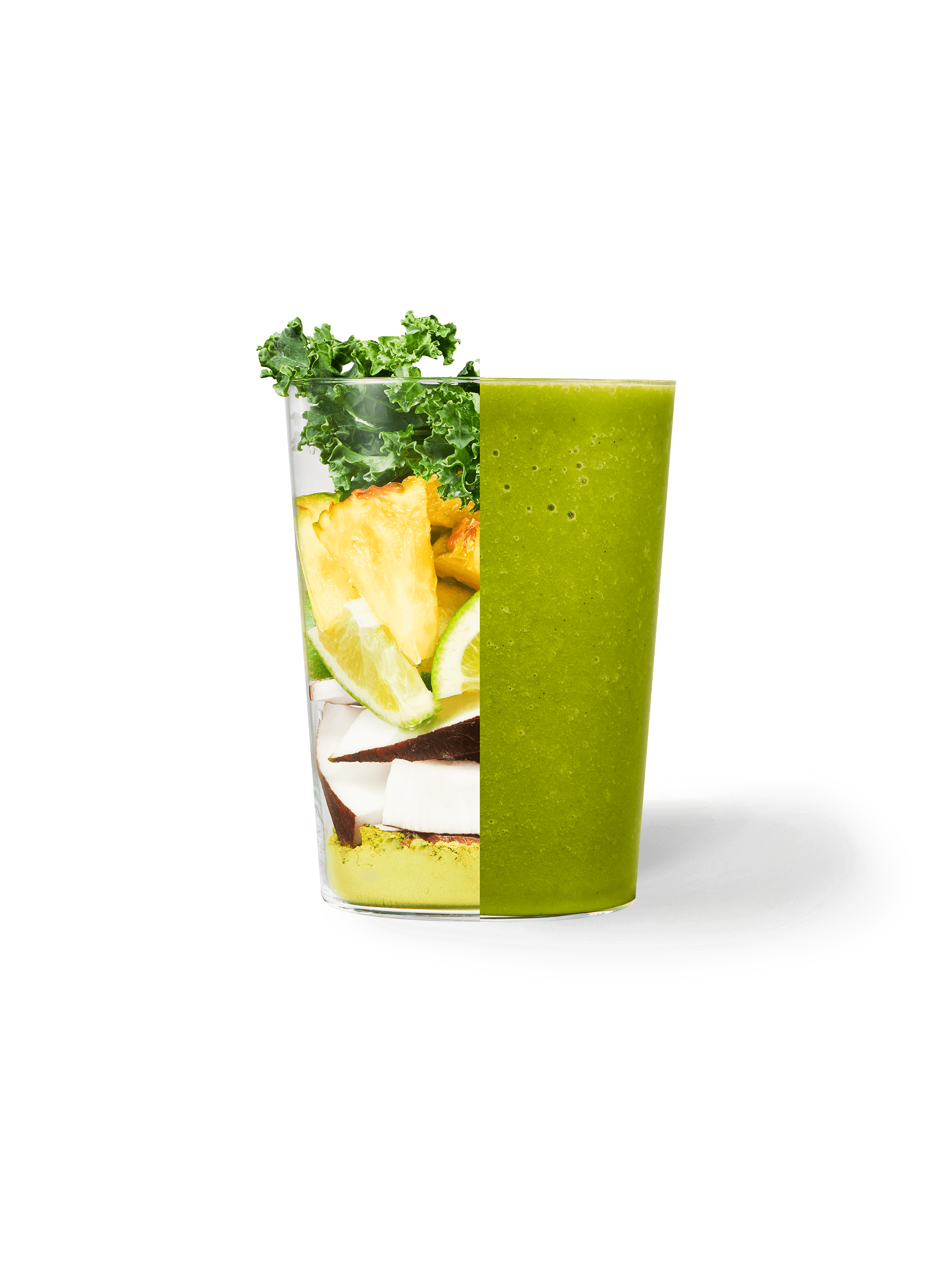 Daily Harvest Pineapple + Matcha Smoothie