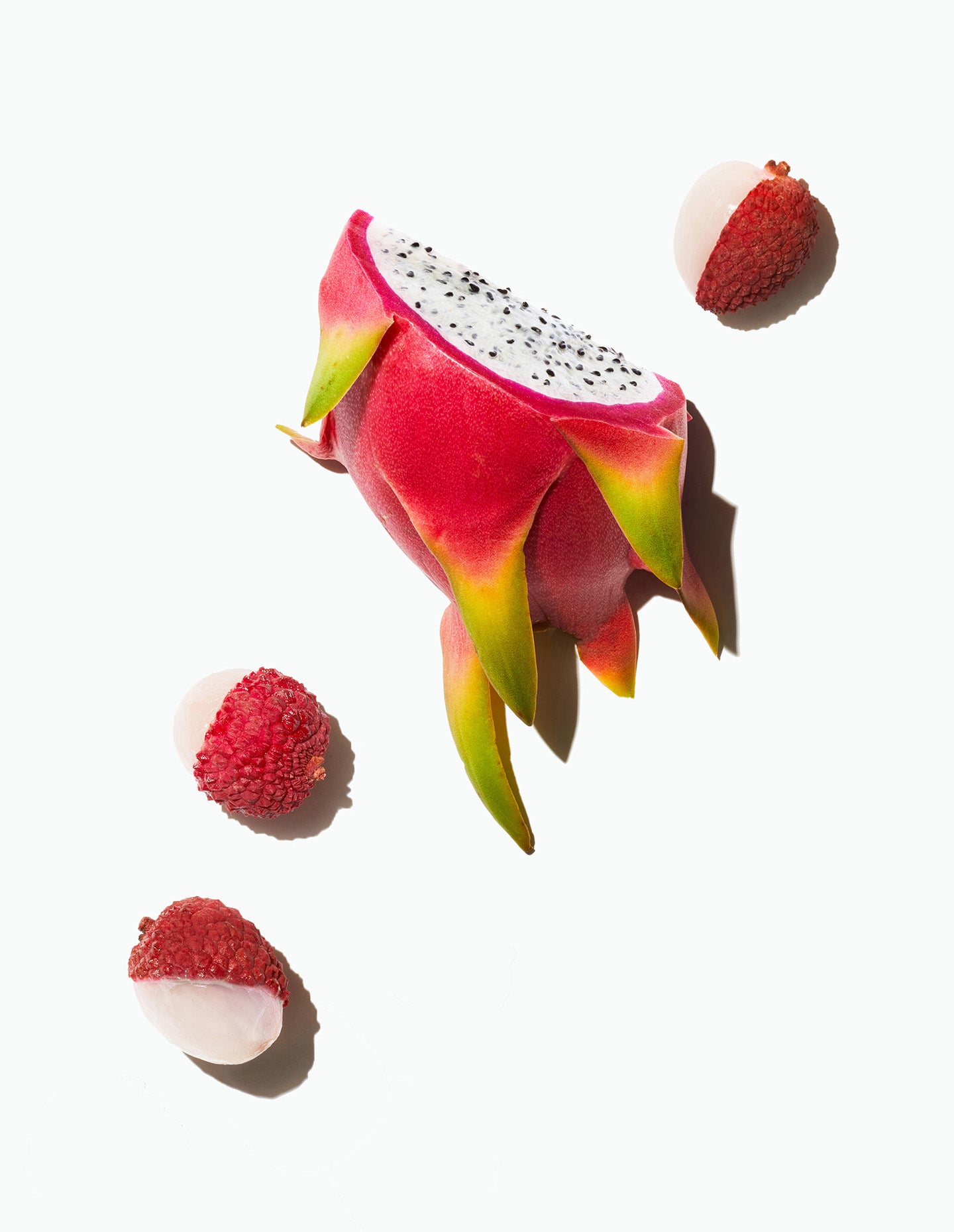 Dragon fruit with lychee