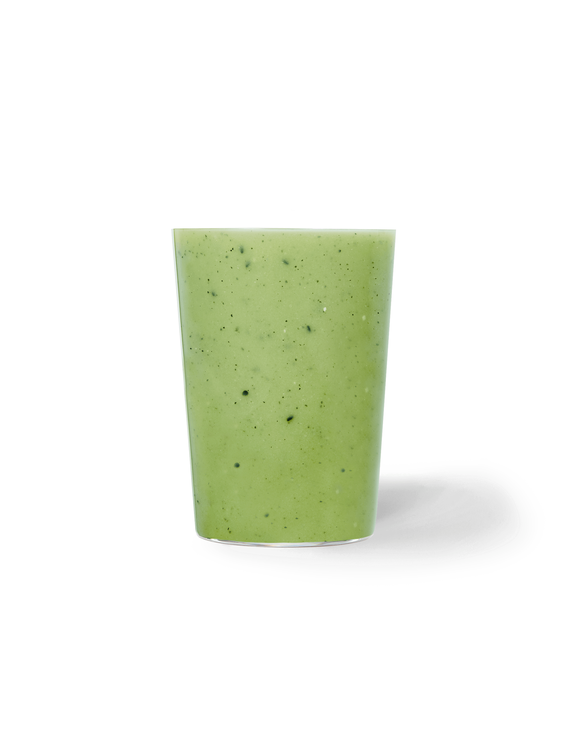 Passion Fruit + Greens Smoothie blended