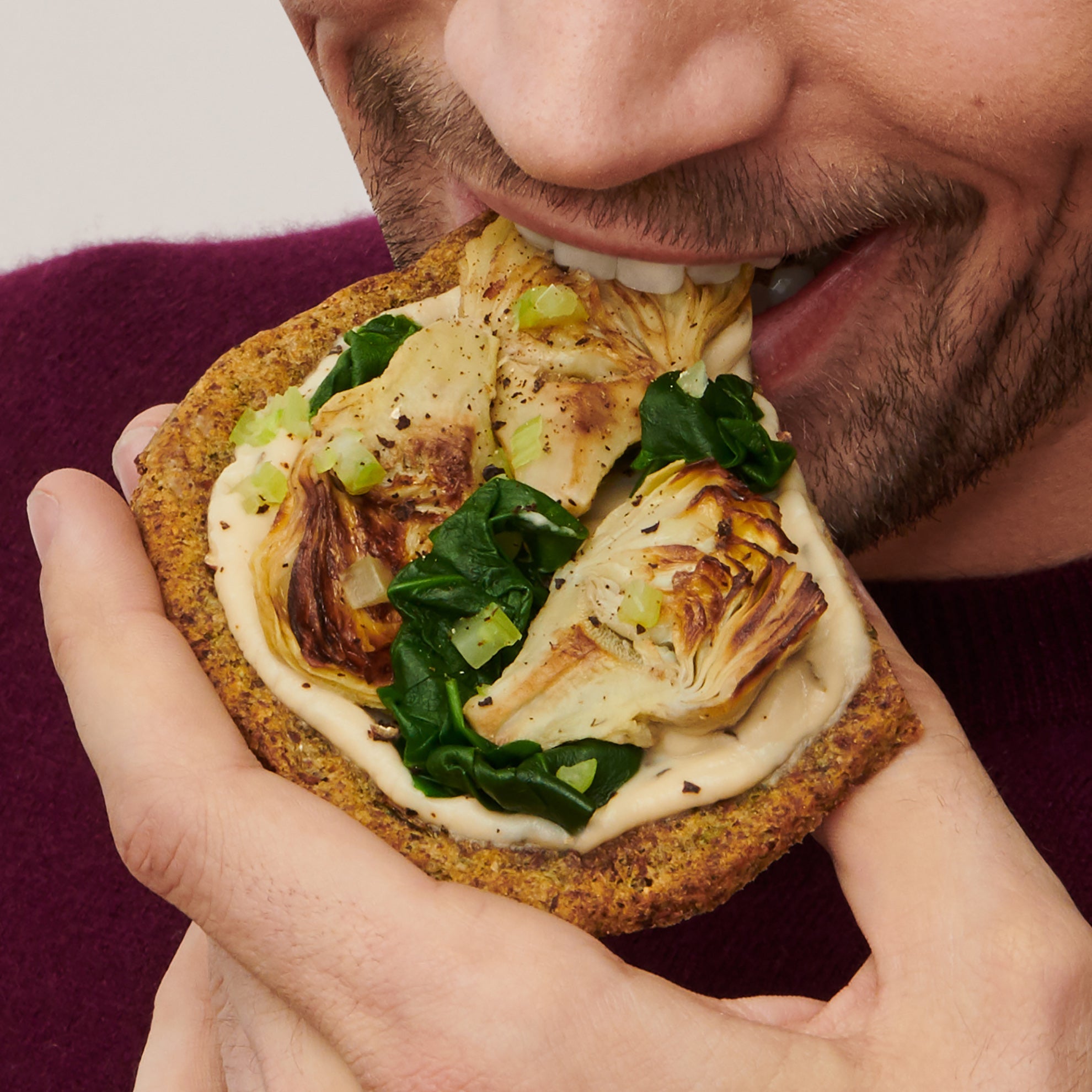 Daily Harvest Artichoke + Spinach Flatbread