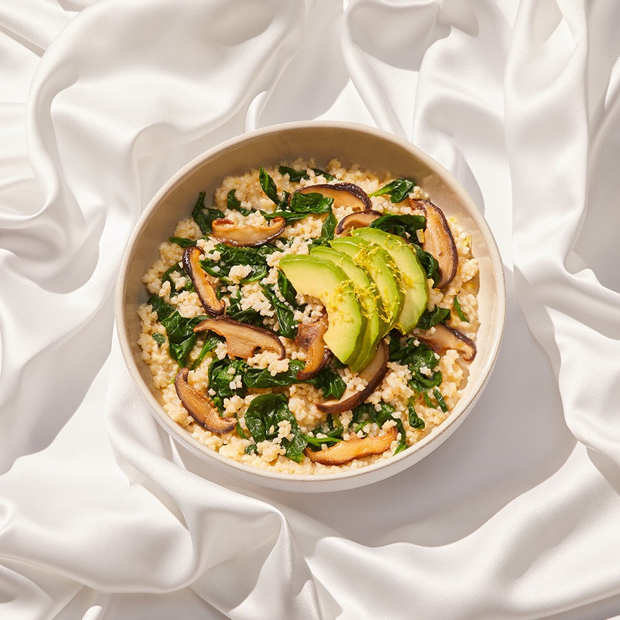 Daily Harvest Spinach + Shiitake Grits Harvest Bowl